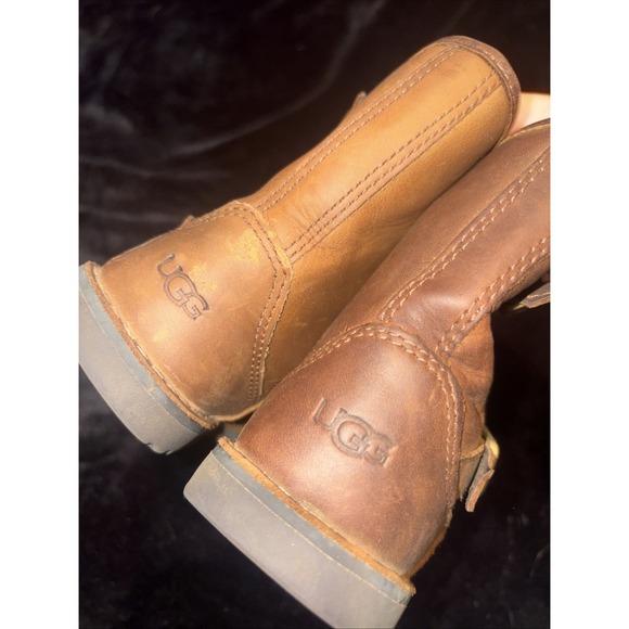 Toddler Size 9 UGG Boots Brown (1H) - Picture 6 of 6